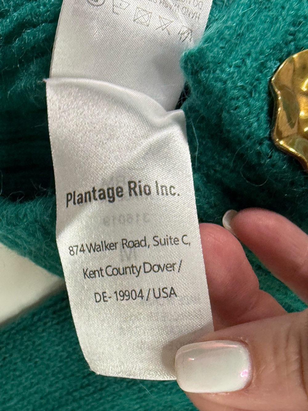 Farm Rio | Knit Cropped Cardigan Balloon Sleeve Sweater | Green | Size M - Picture 7 of 14